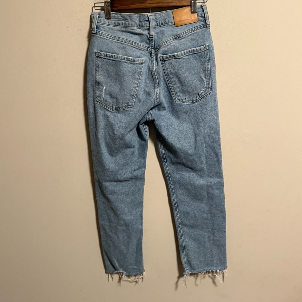 Citizens Of Humanity Light Blue Straight Leg Jeans - Picture 5 of 8